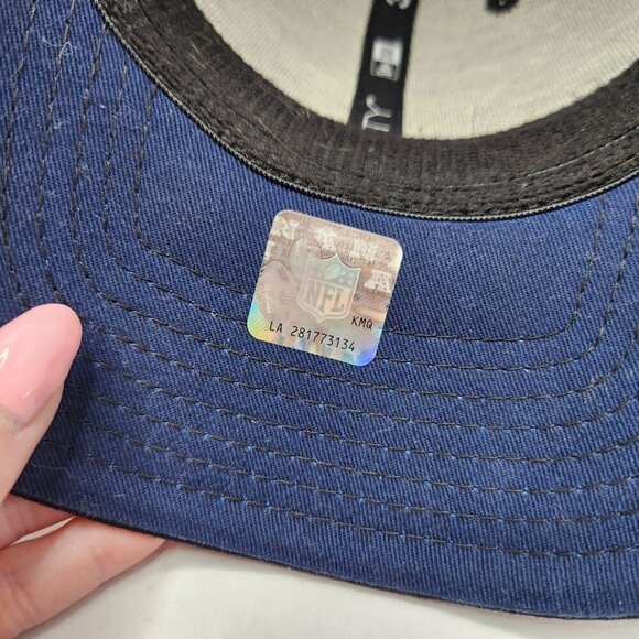 New Era Dallas Cowboys 39Thirty Black Fitted Baseball Hat Cap *With Sticker* M-L - Picture 5 of 9